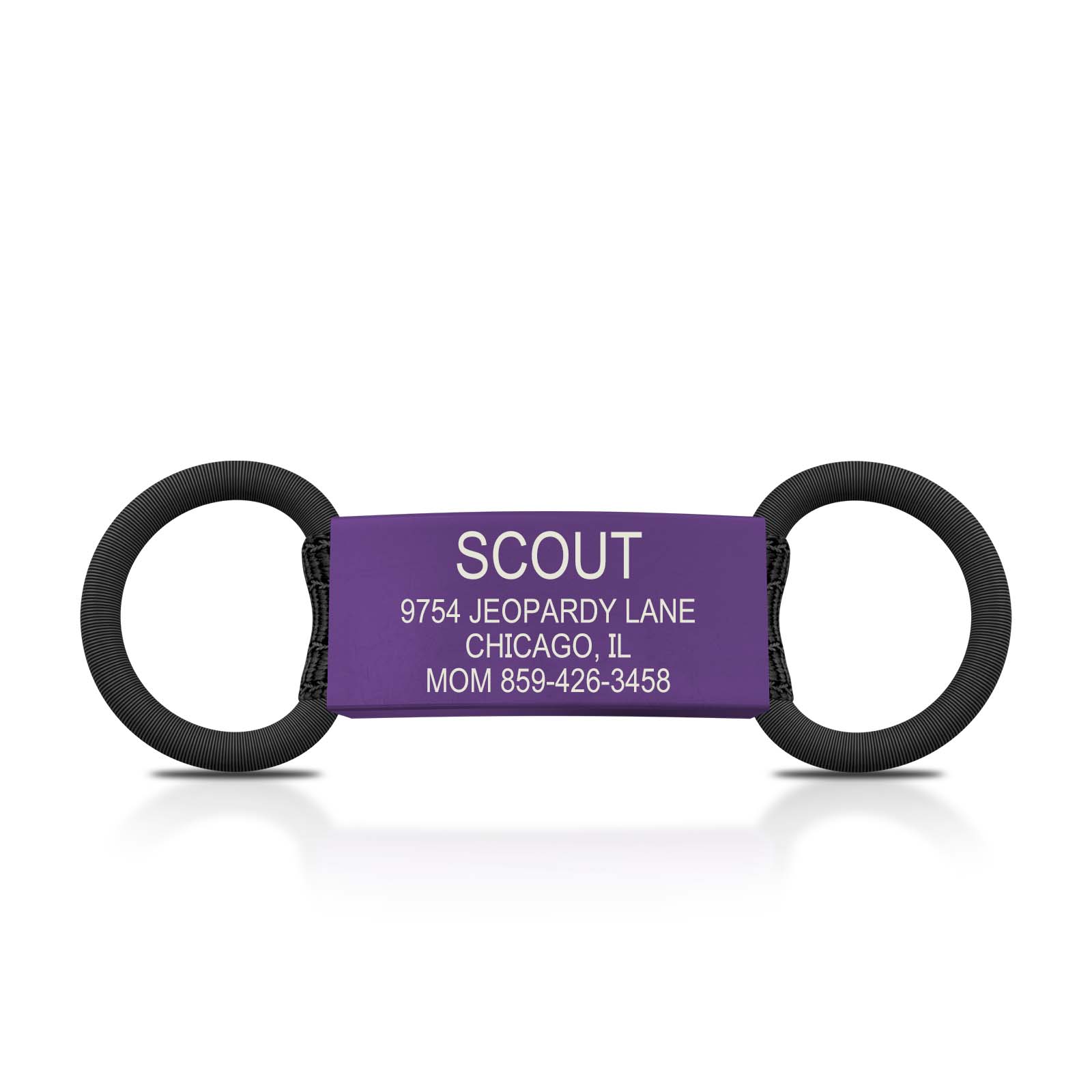 Replacement Dog ID 1 ID Amethyst Small
