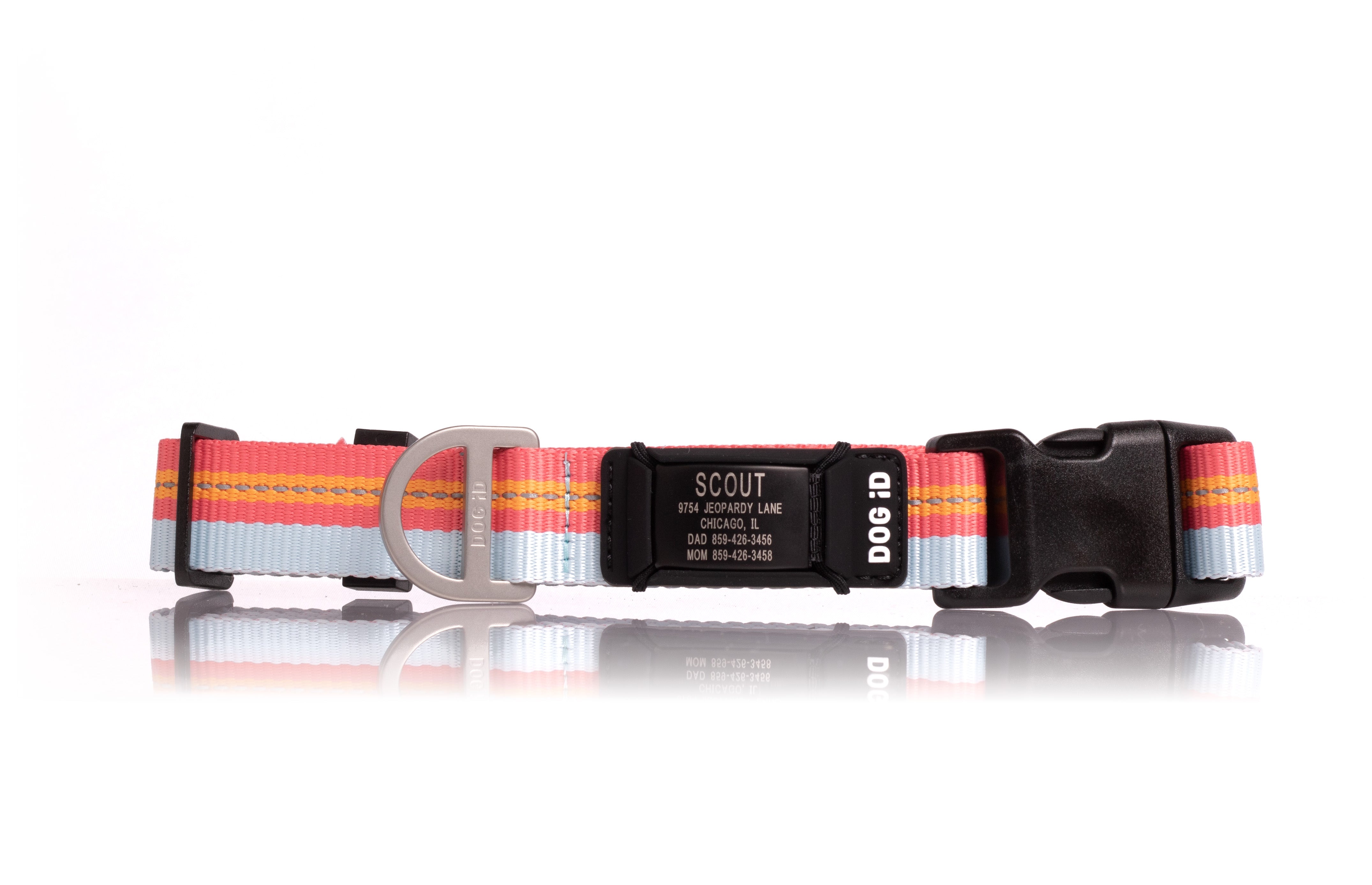 Limited Edition Rock Solid Collar ID 1 ID Med/Large Graphite Santa Monica