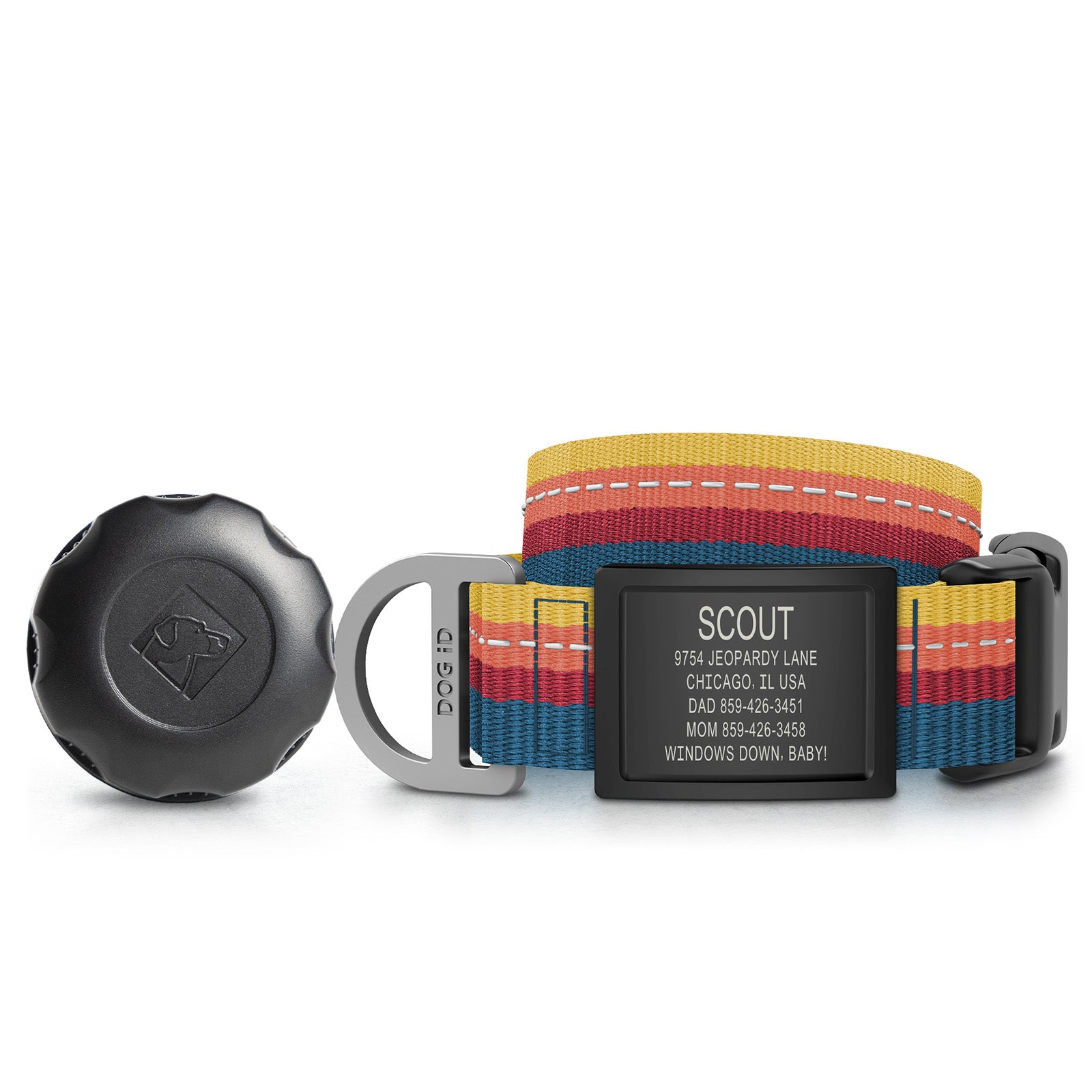 AirTag Holder + Collar + ID