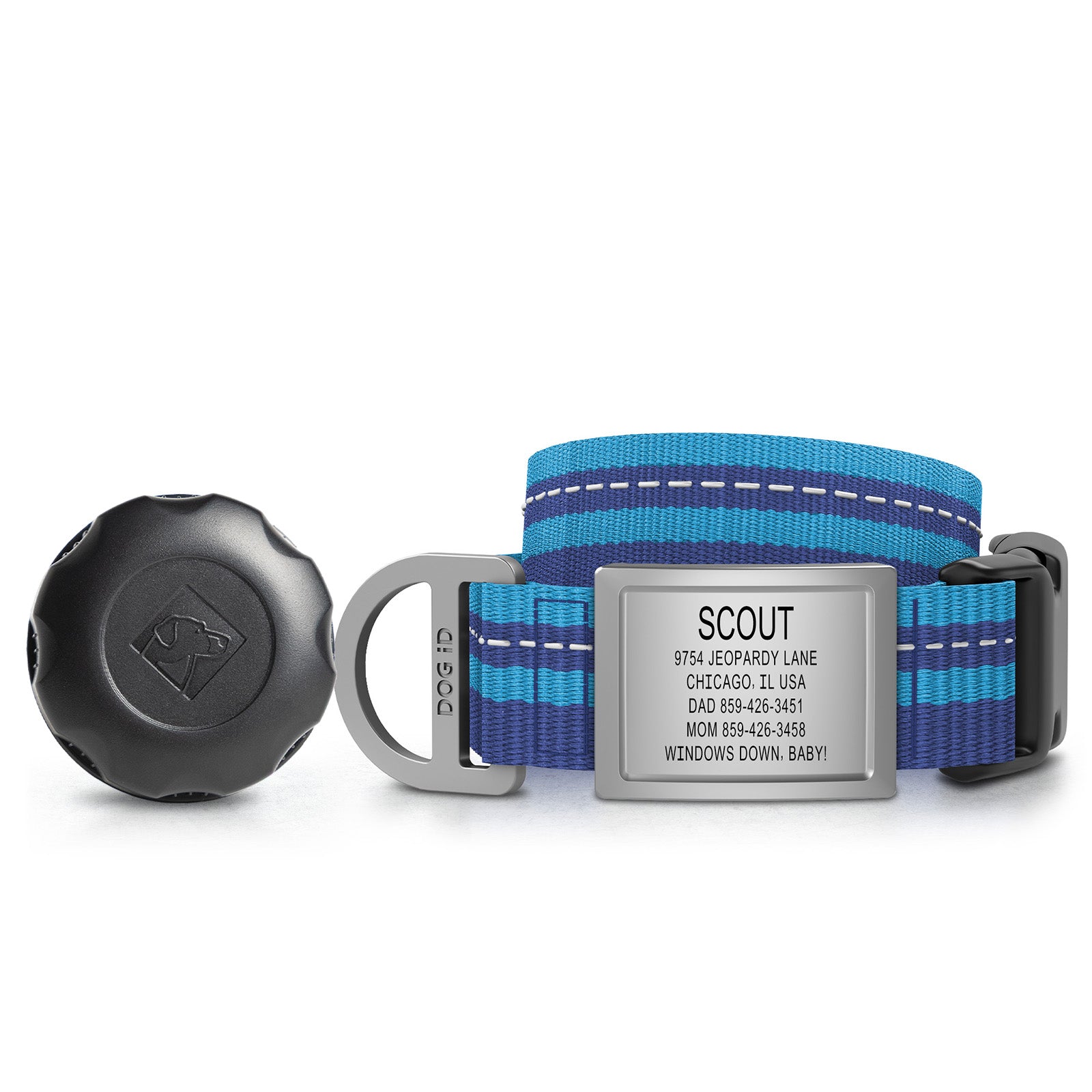 AirTag Holder + Collar + ID