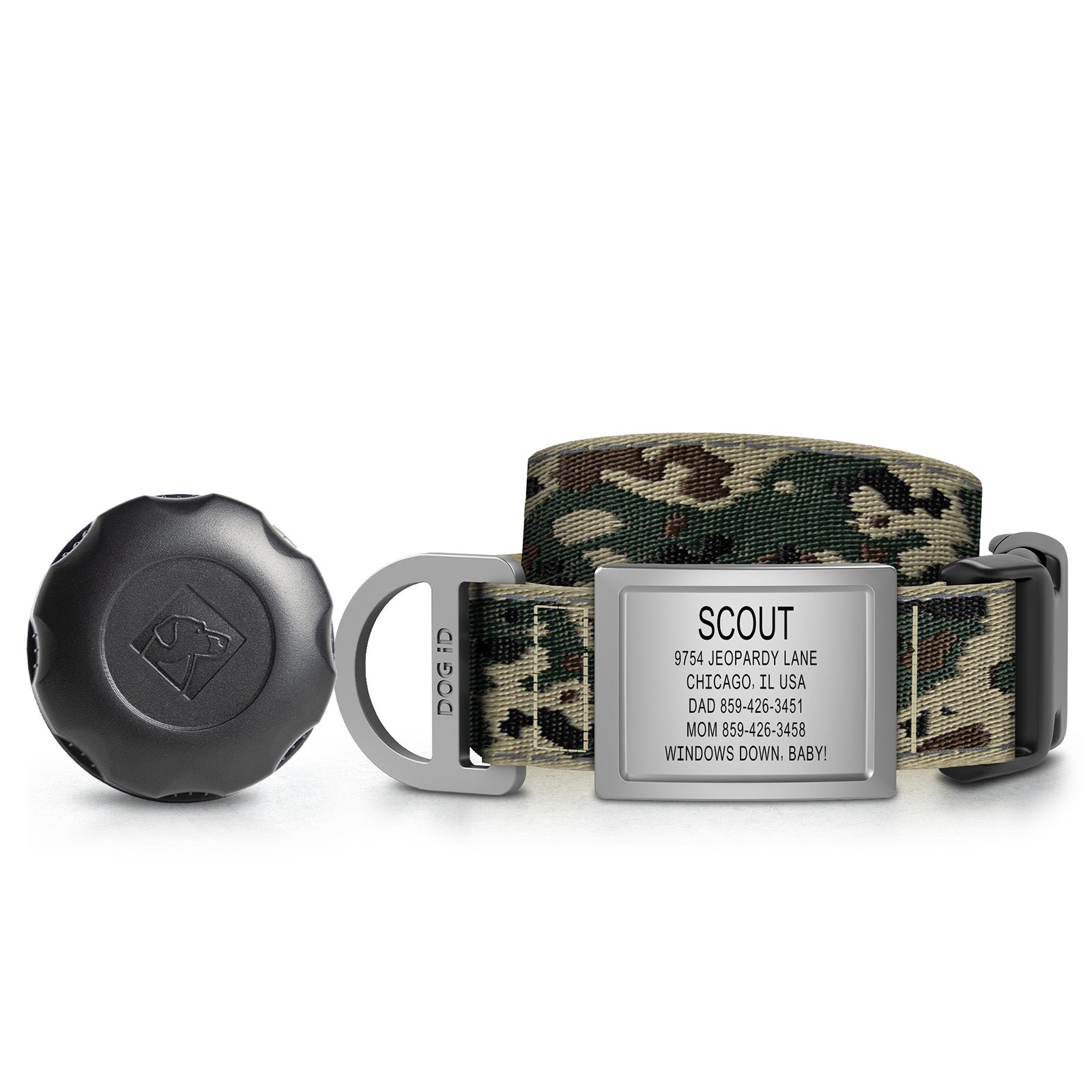 AirTag Holder + Collar + ID