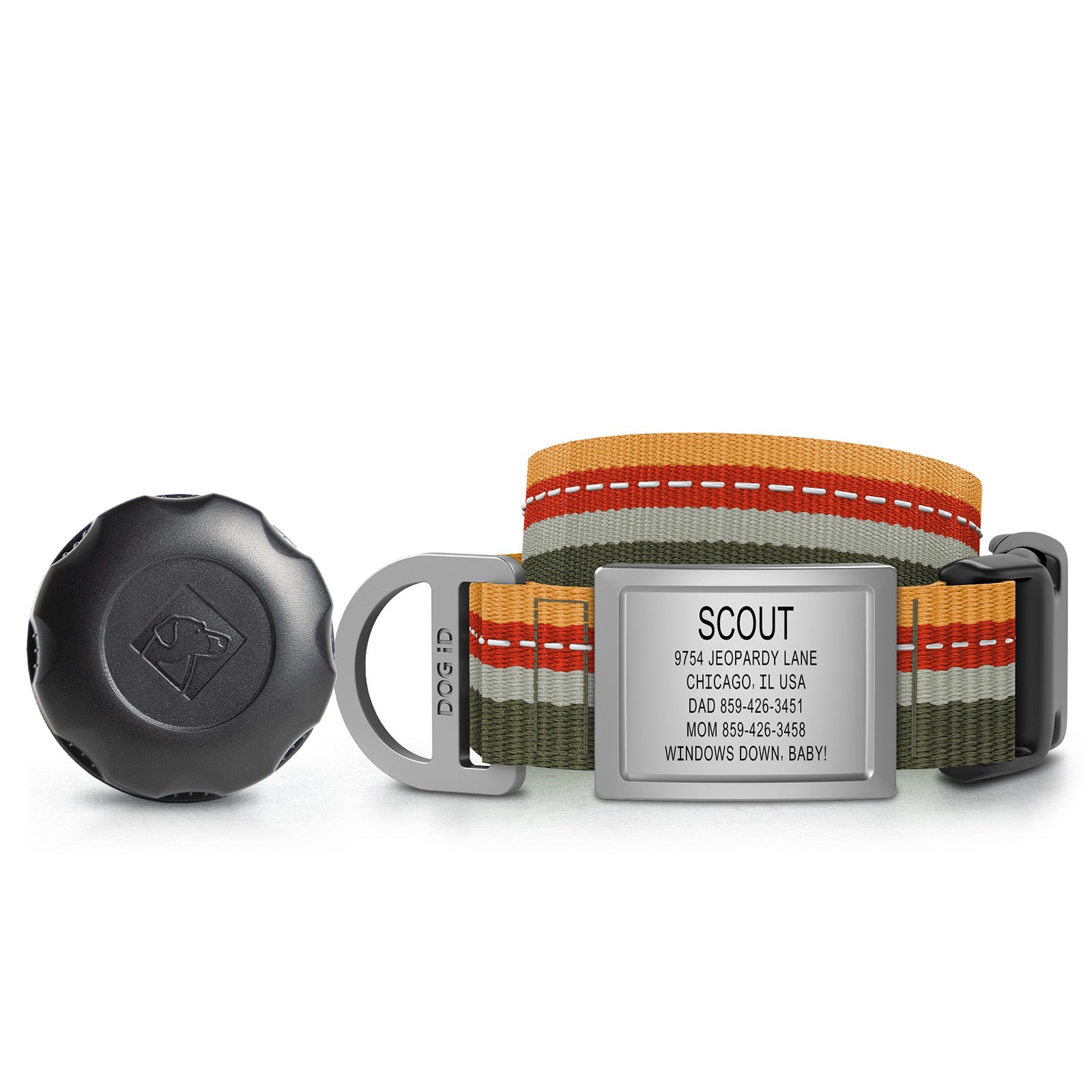 AirTag Holder + Collar + ID