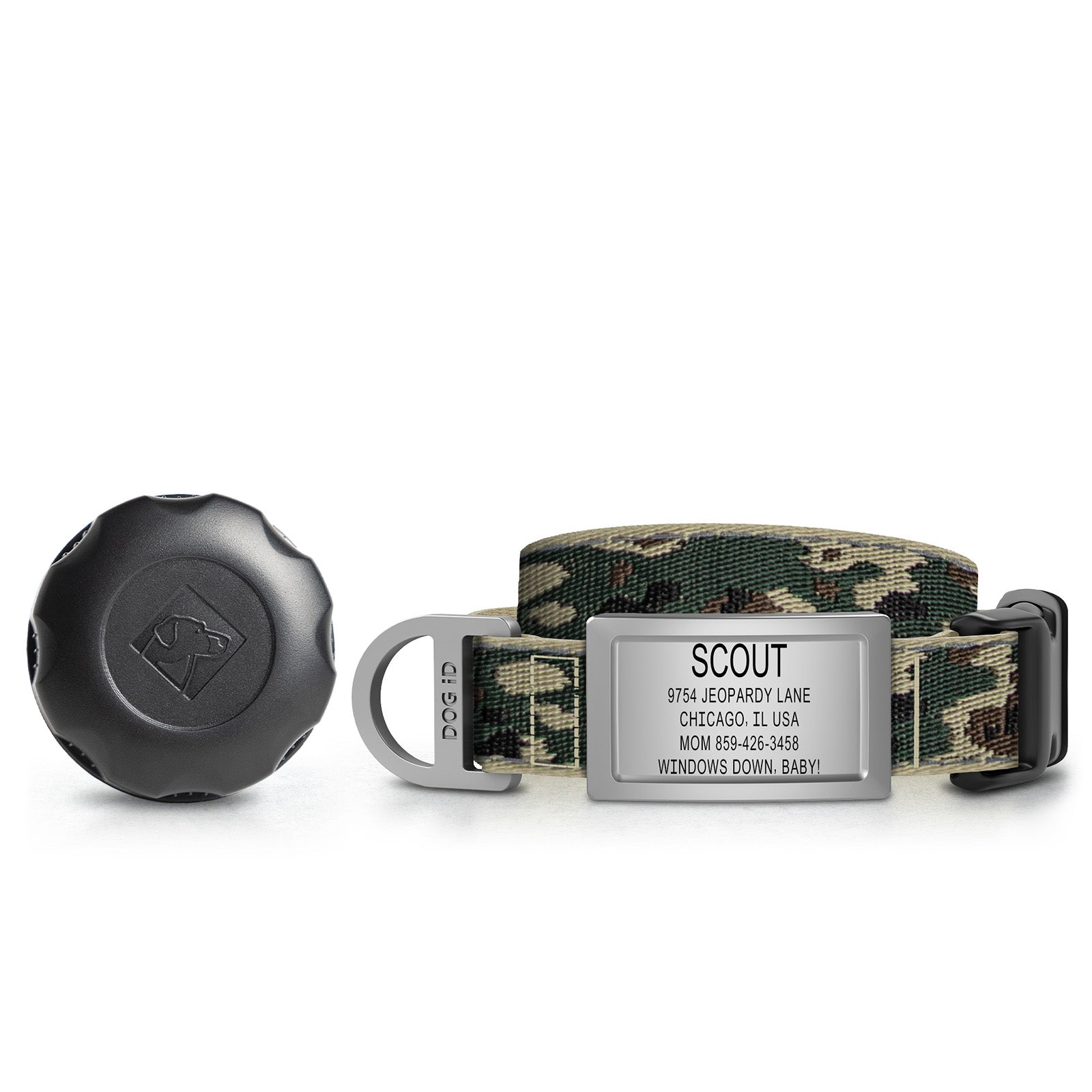 AirTag Holder + Collar + ID