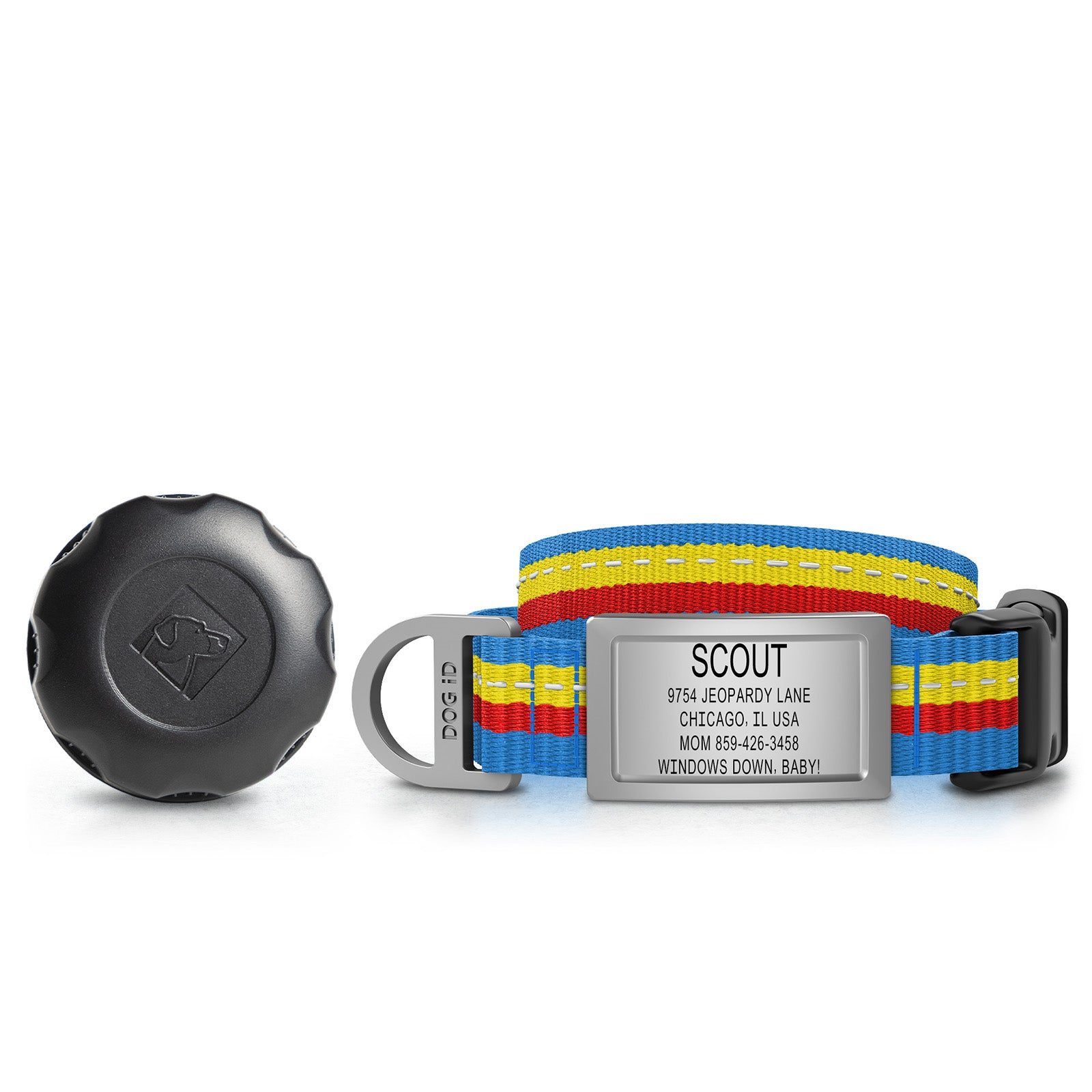 AirTag Holder + Collar + ID