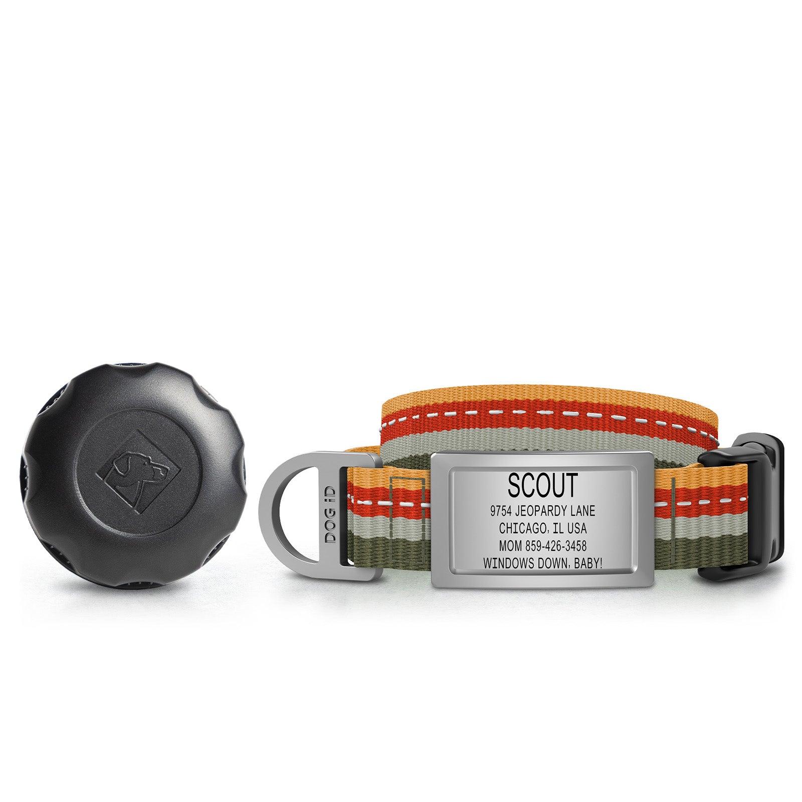 AirTag Holder + Collar + ID