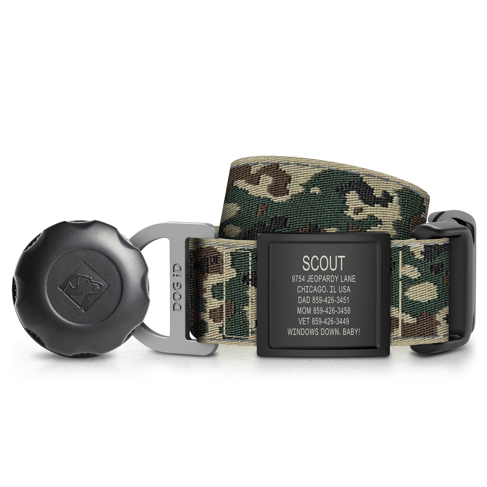 AirTag Holder + Collar + ID
