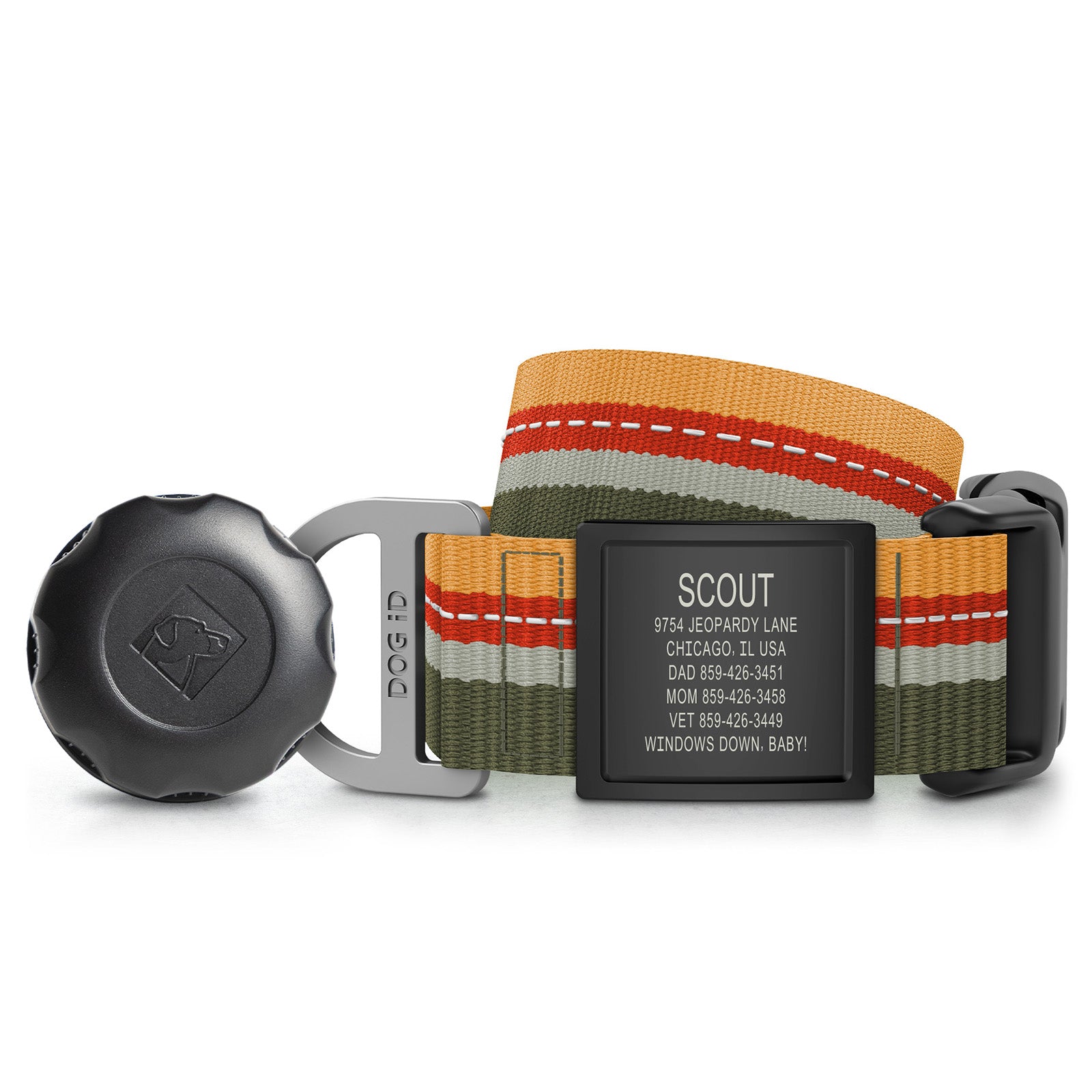 AirTag Holder + Collar + ID