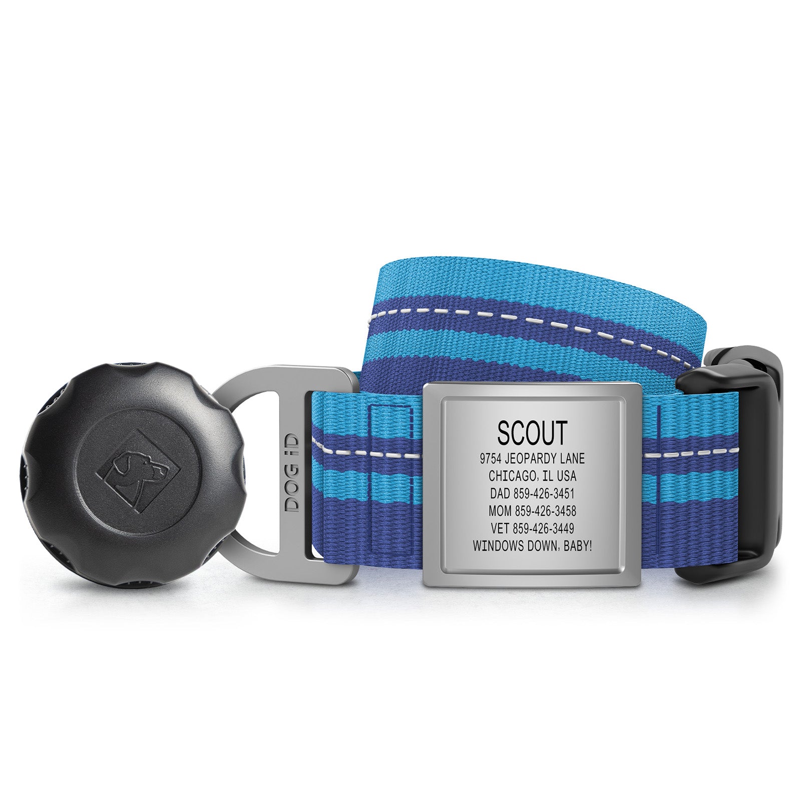 AirTag Holder + Collar + ID