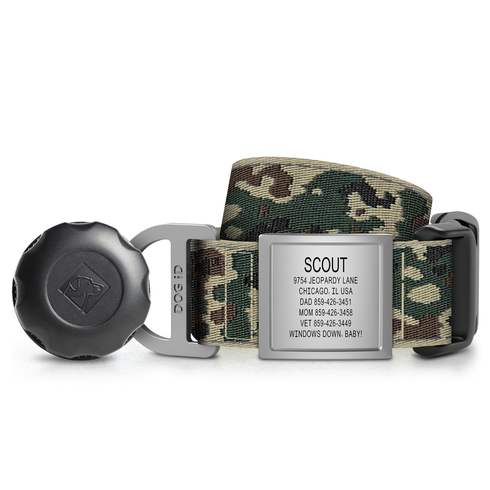 AirTag Holder + Collar + ID