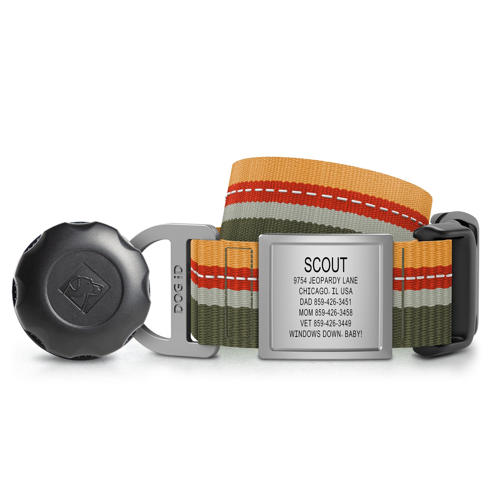 AirTag Holder + Collar + ID