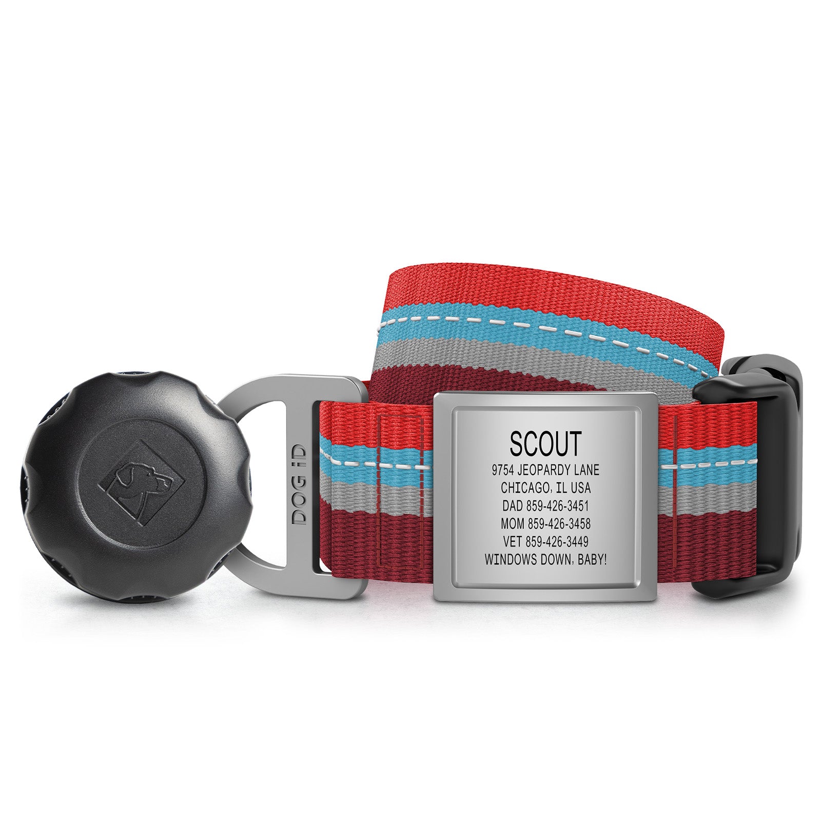 AirTag Holder + Collar + ID