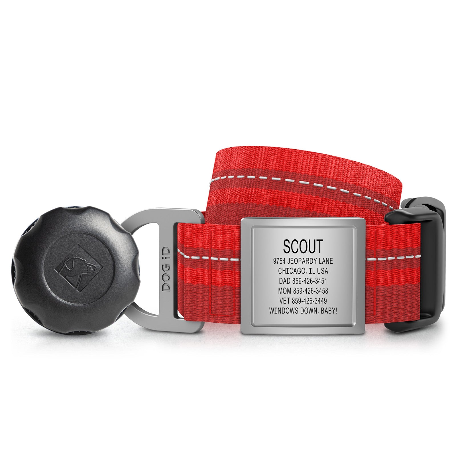 AirTag Holder + Collar + ID