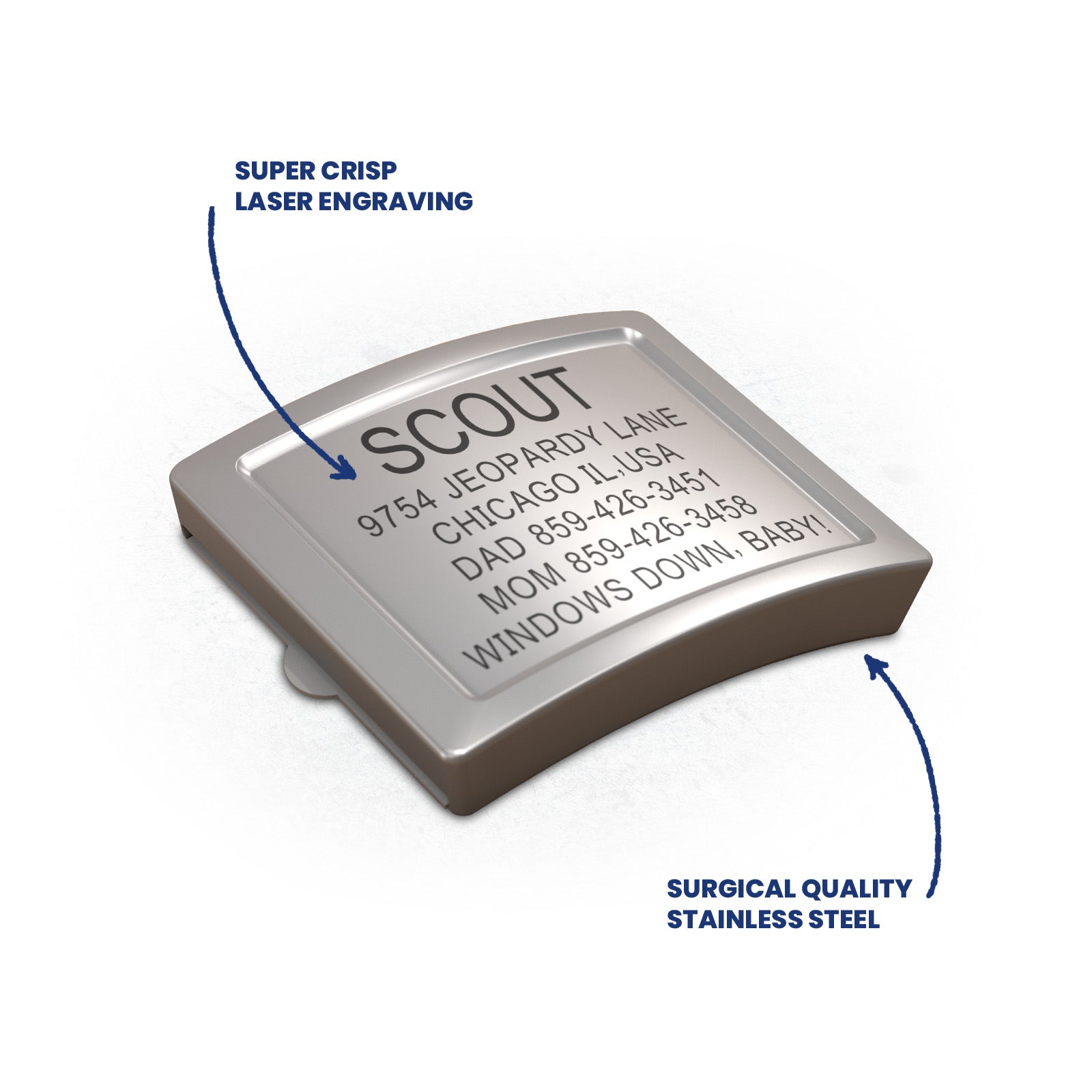 AirTag Holder + Collar + ID ID