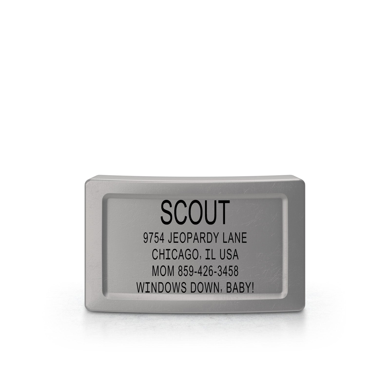 Dog ID 2 ID Slate 0.75" (19mm)