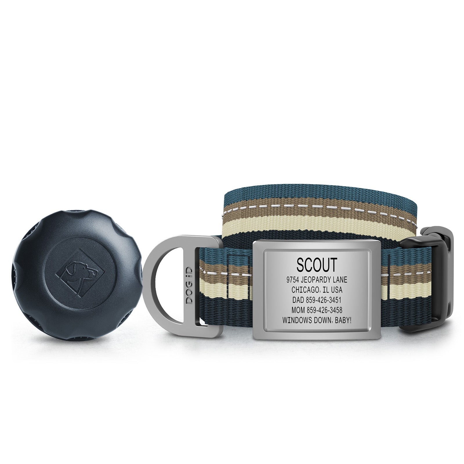 AirTag Holder + Collar + ID