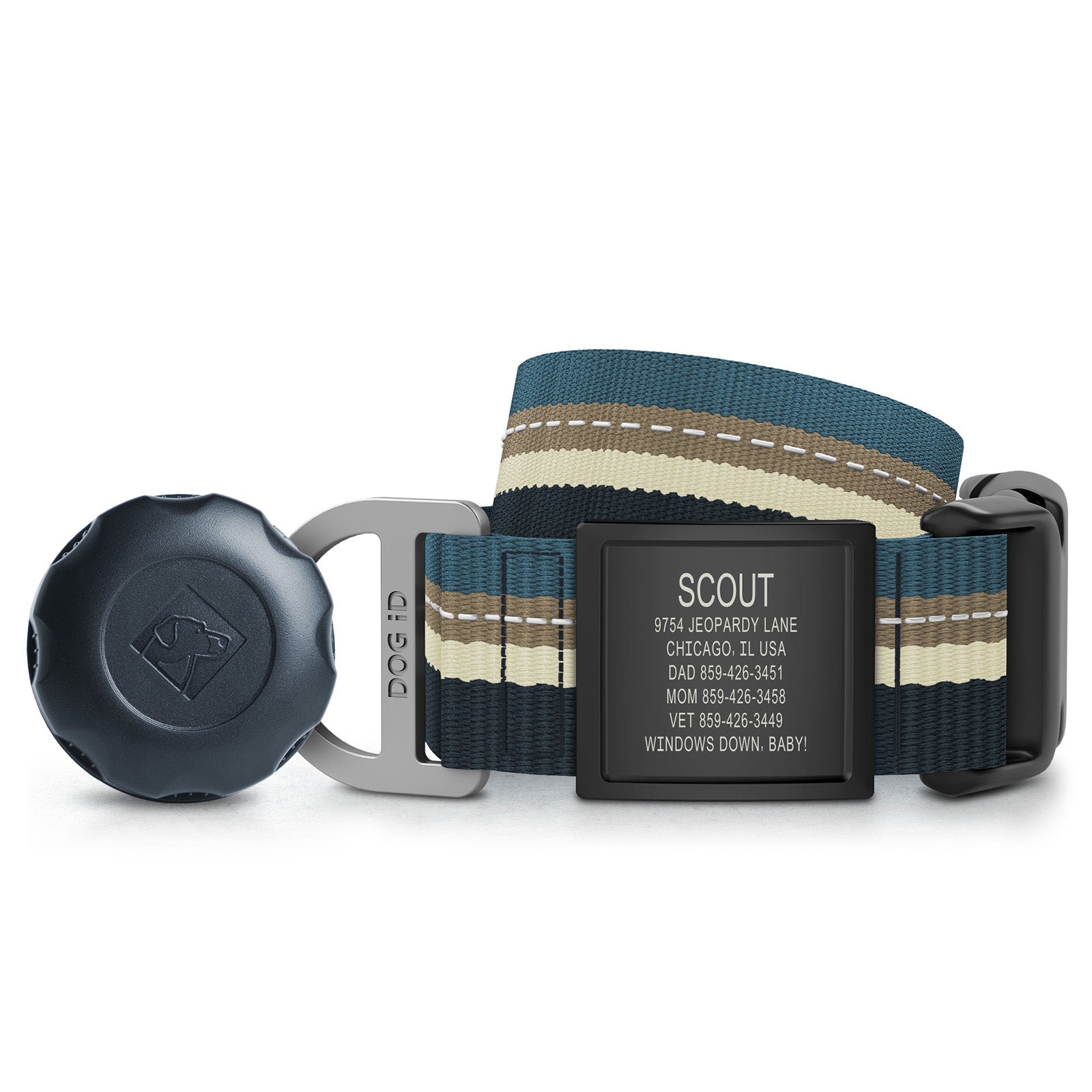 AirTag Holder + Collar + ID