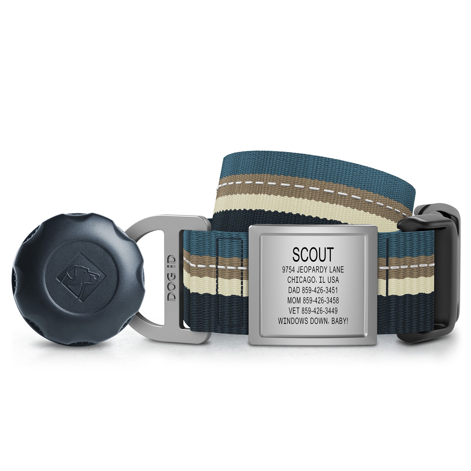 AirTag Holder + Collar + ID