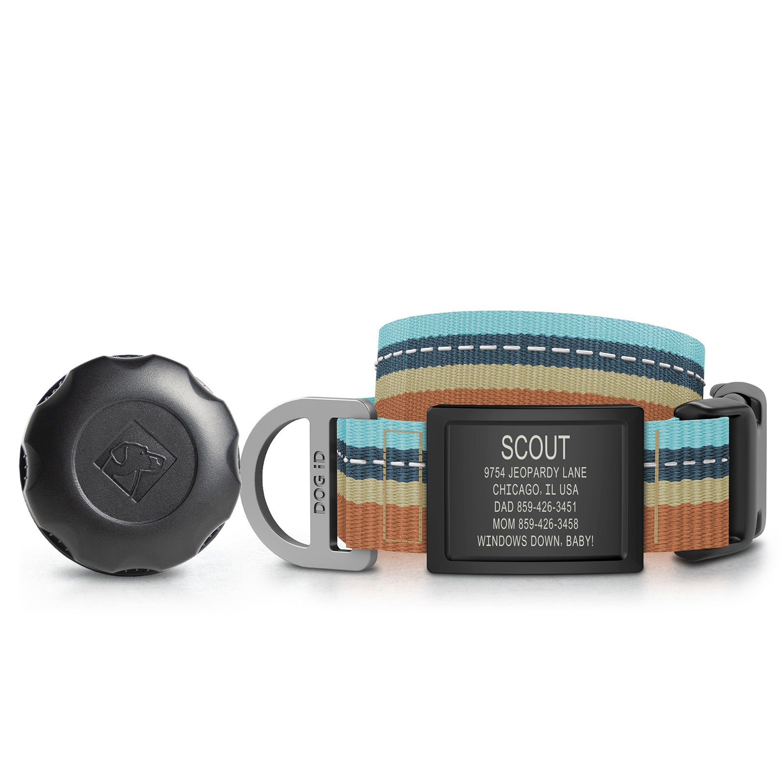 AirTag Holder + Collar + ID