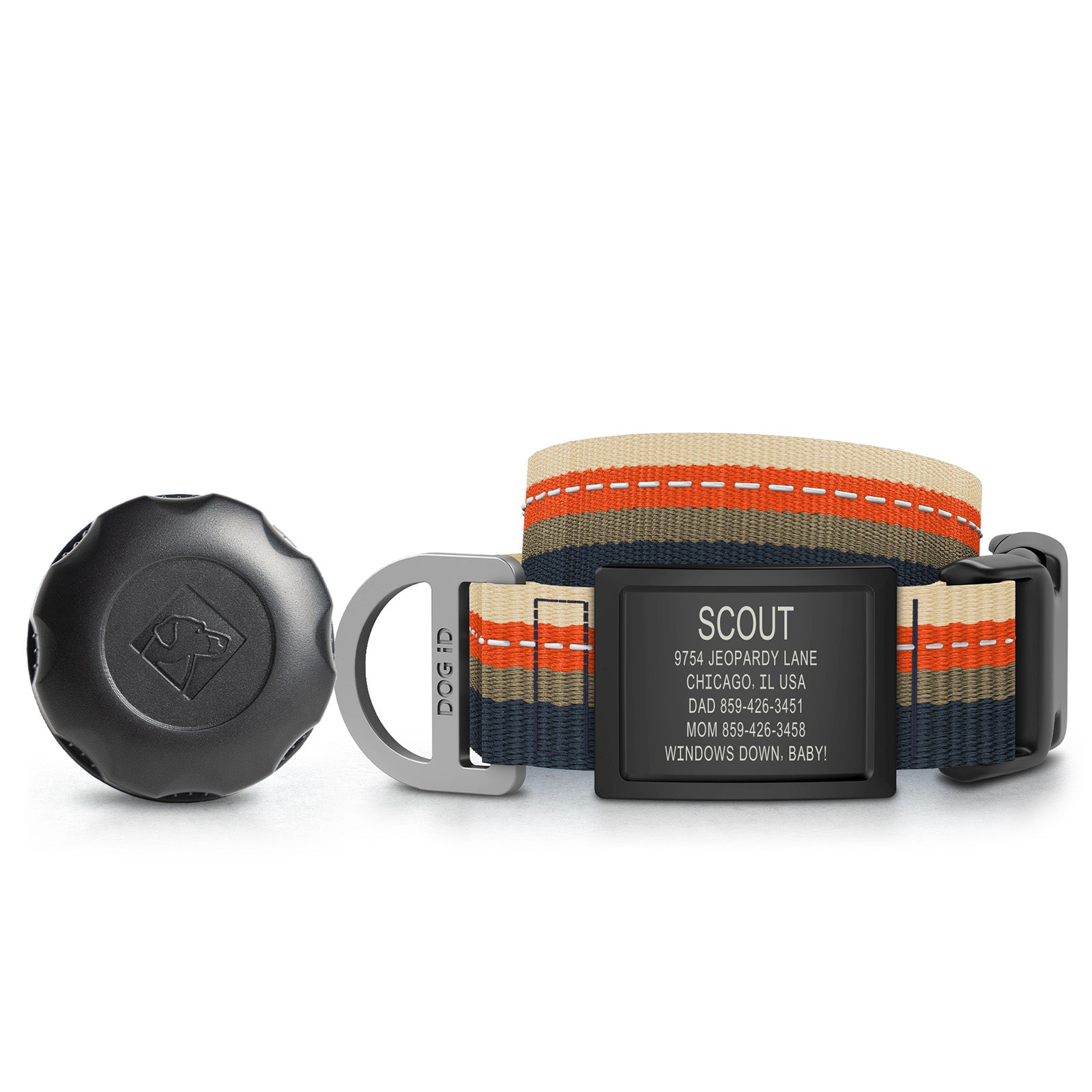 AirTag Holder + Collar + ID