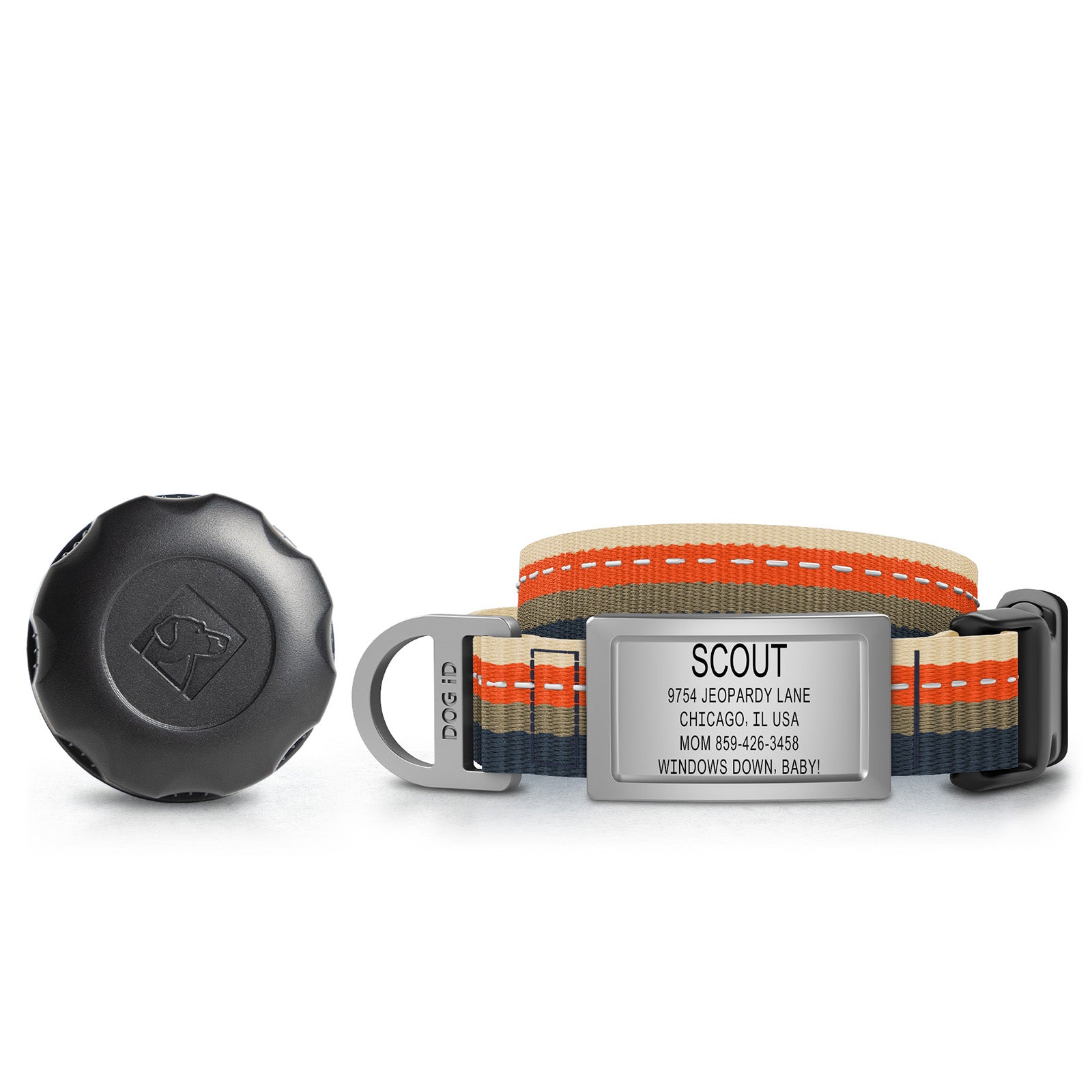 AirTag Holder + Collar + ID