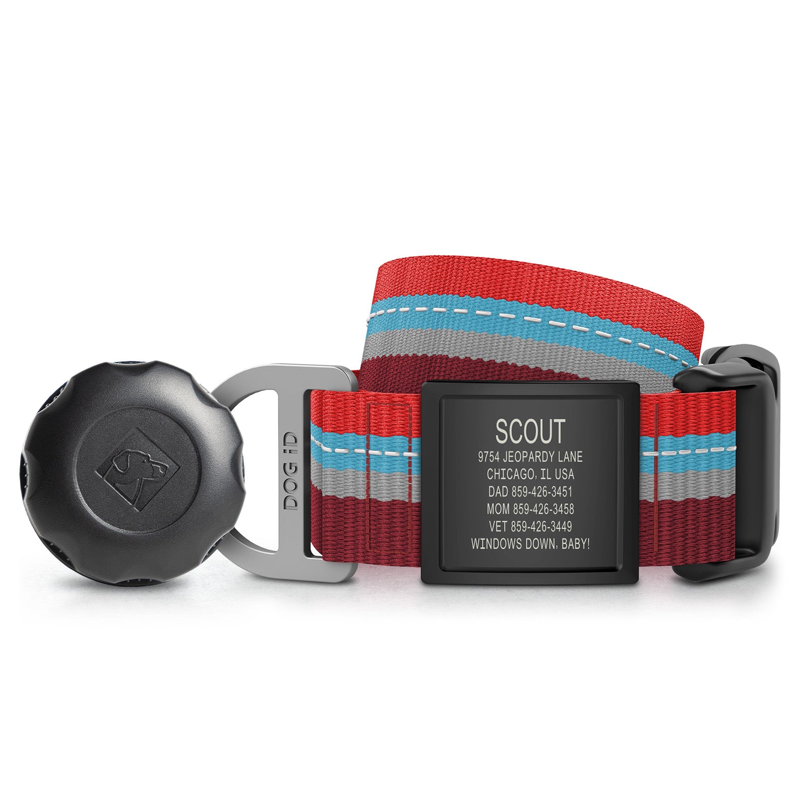 AirTag Holder + Collar + ID