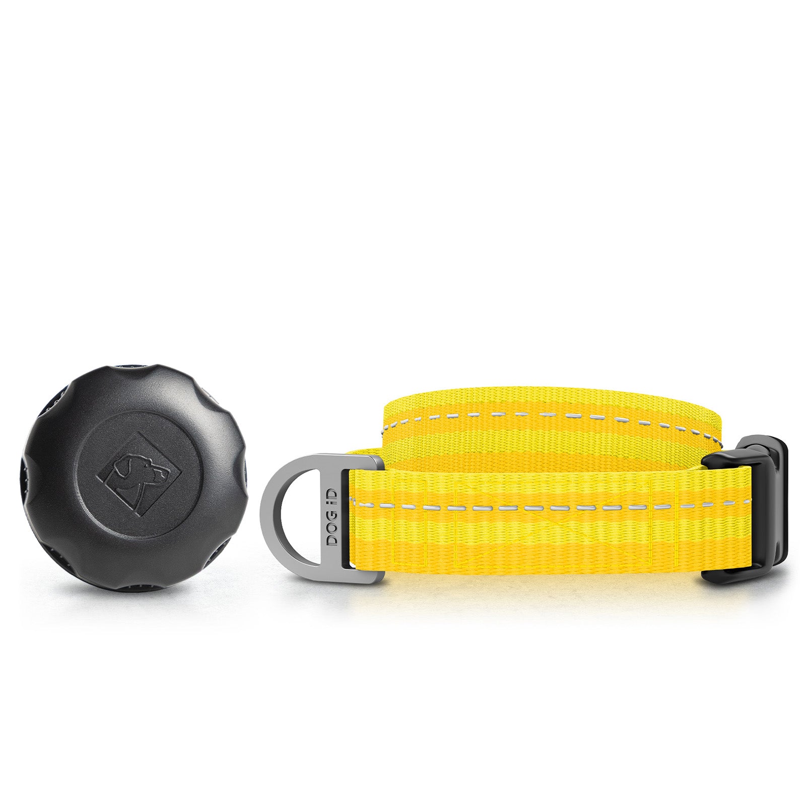 AirTag Holder + Collar Part Yellow Small