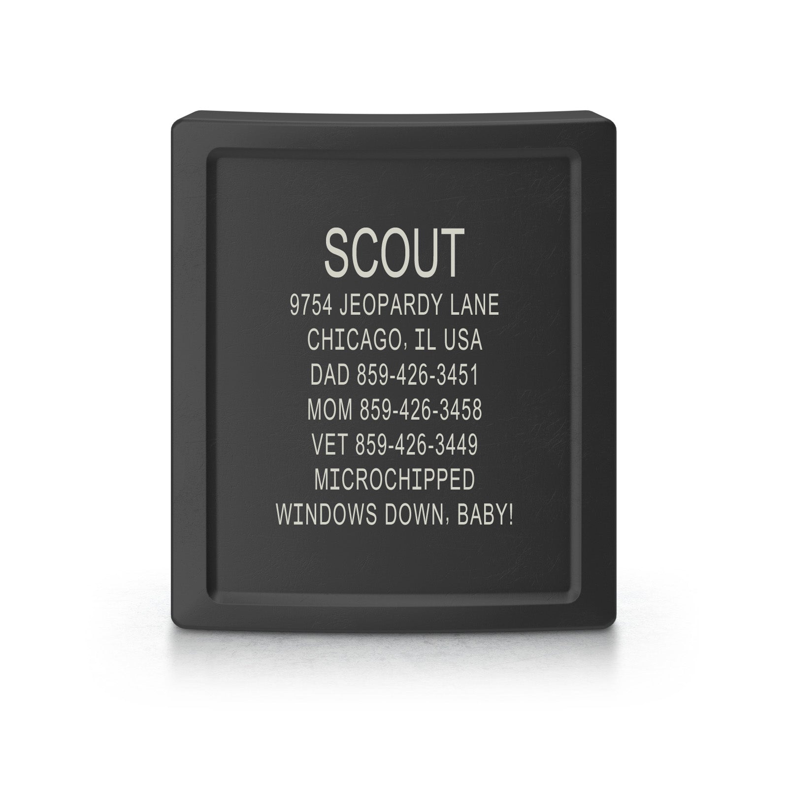Dog ID 2 ID Graphite 1.50" (38mm)