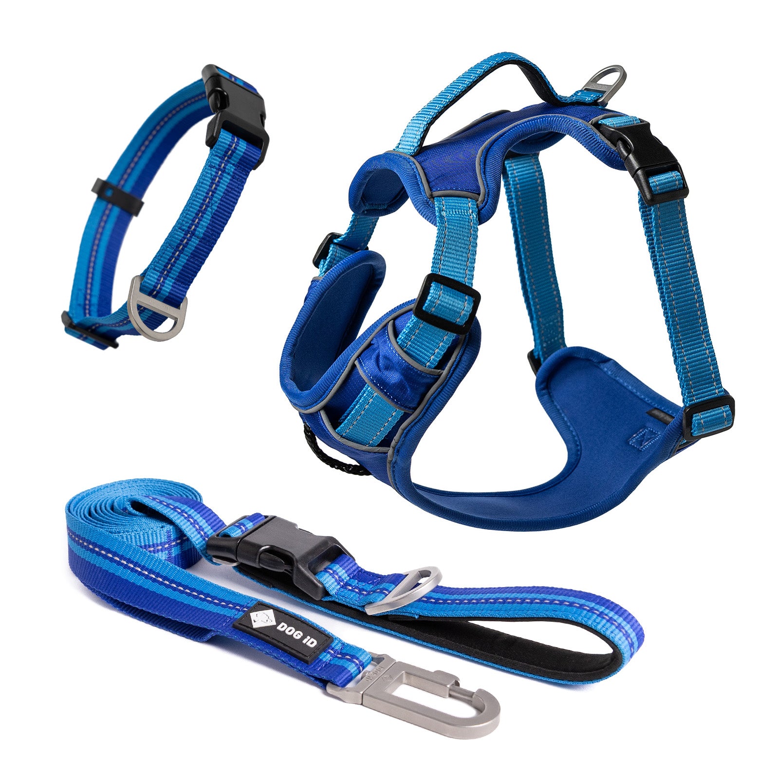 Complete No-Pull Harness Bundle Blue X-Small Small