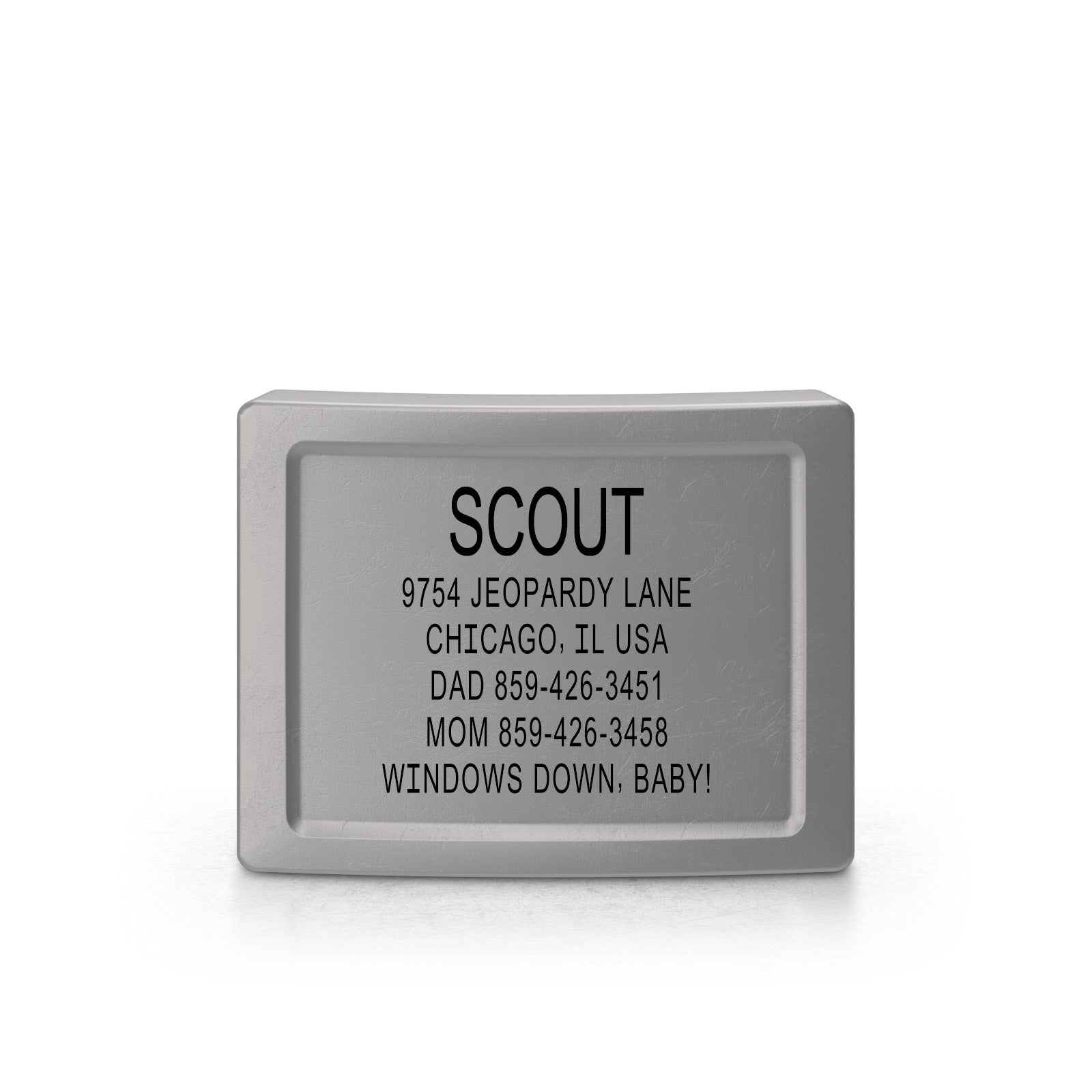 Dog ID 2 ID Slate 1" (25mm)