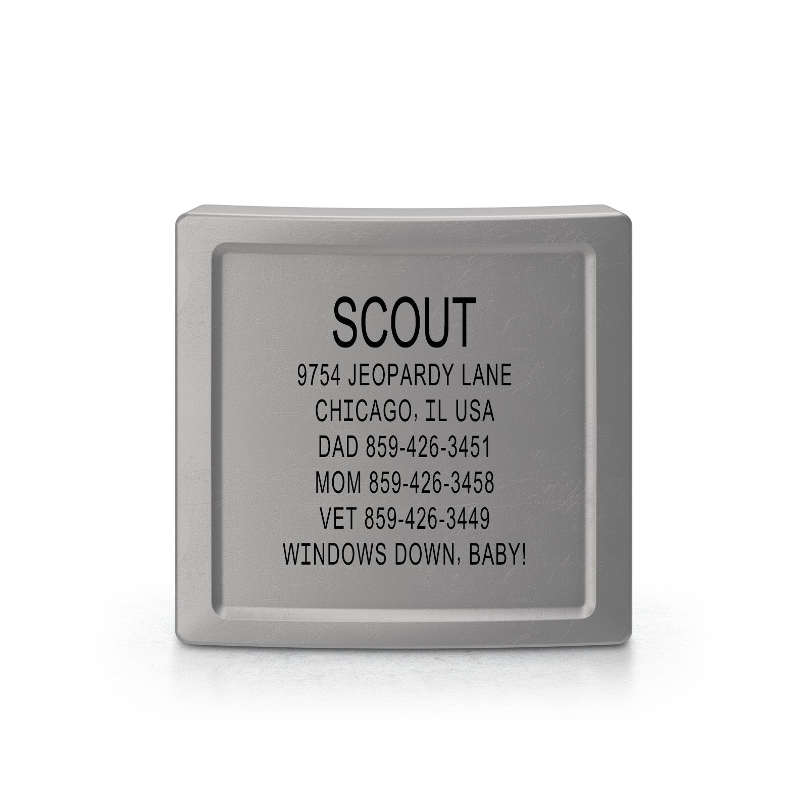 Dog ID 2 ID Slate 1.25" (31mm)