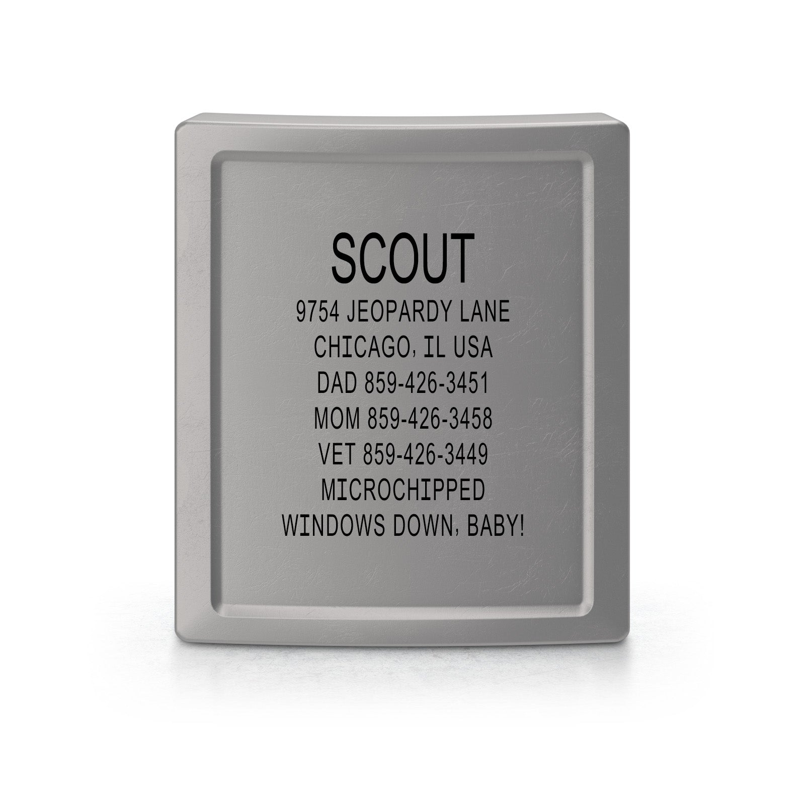 Dog ID 2 ID Slate 1.50" (38mm)