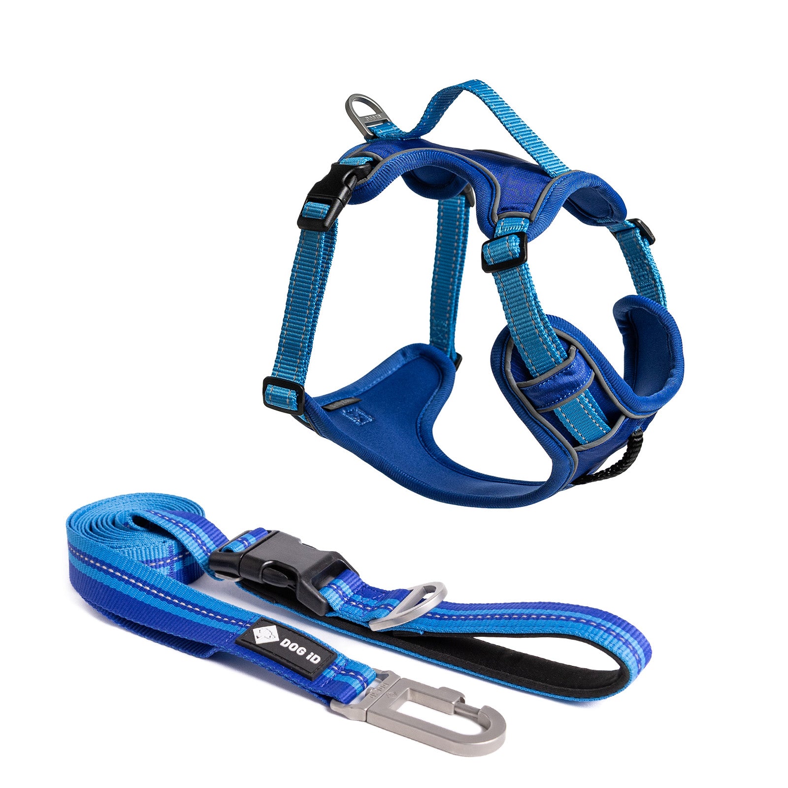 Harness + Leash X-Small Blue.