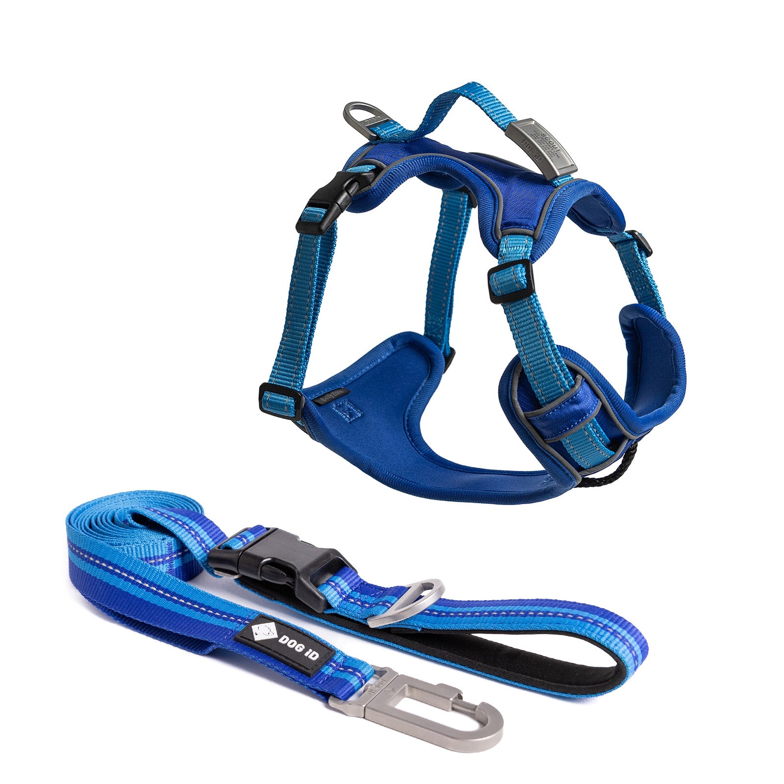 Harness + ID + Leash ID X-Small Slate Blue.